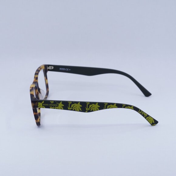 🕶️ New Hugo Boss BO 0262/F TBB  Eyeglasses - Yellow Havana Frame - Picture 5 of 13